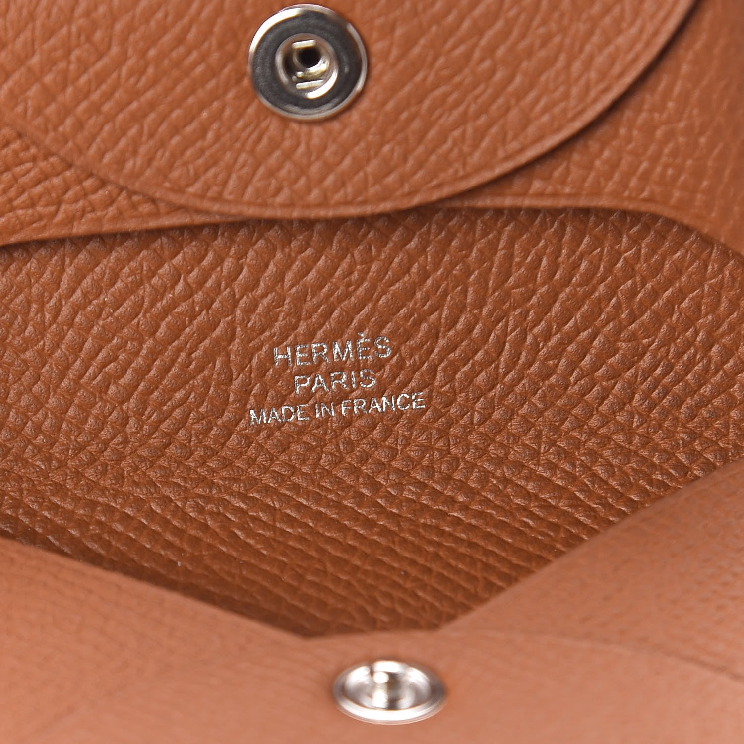 Hermes Epsom Bastia Coin Purse Gold 6 of 8