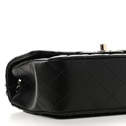 Chanel Lambskin Quilted Mini Rectangular Flap Black 8 of 9