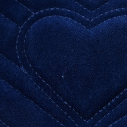Gucci Velvet Matelasse Mini GG Marmont Shoulder Bag Cobalt Blue 17 of 20