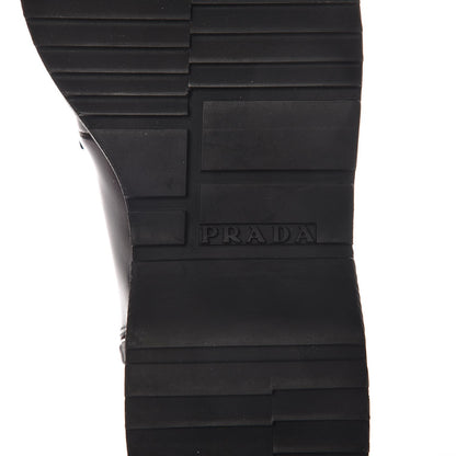 Prada Spazzolato Combat Boots 36 Granato Fume 8 of 10