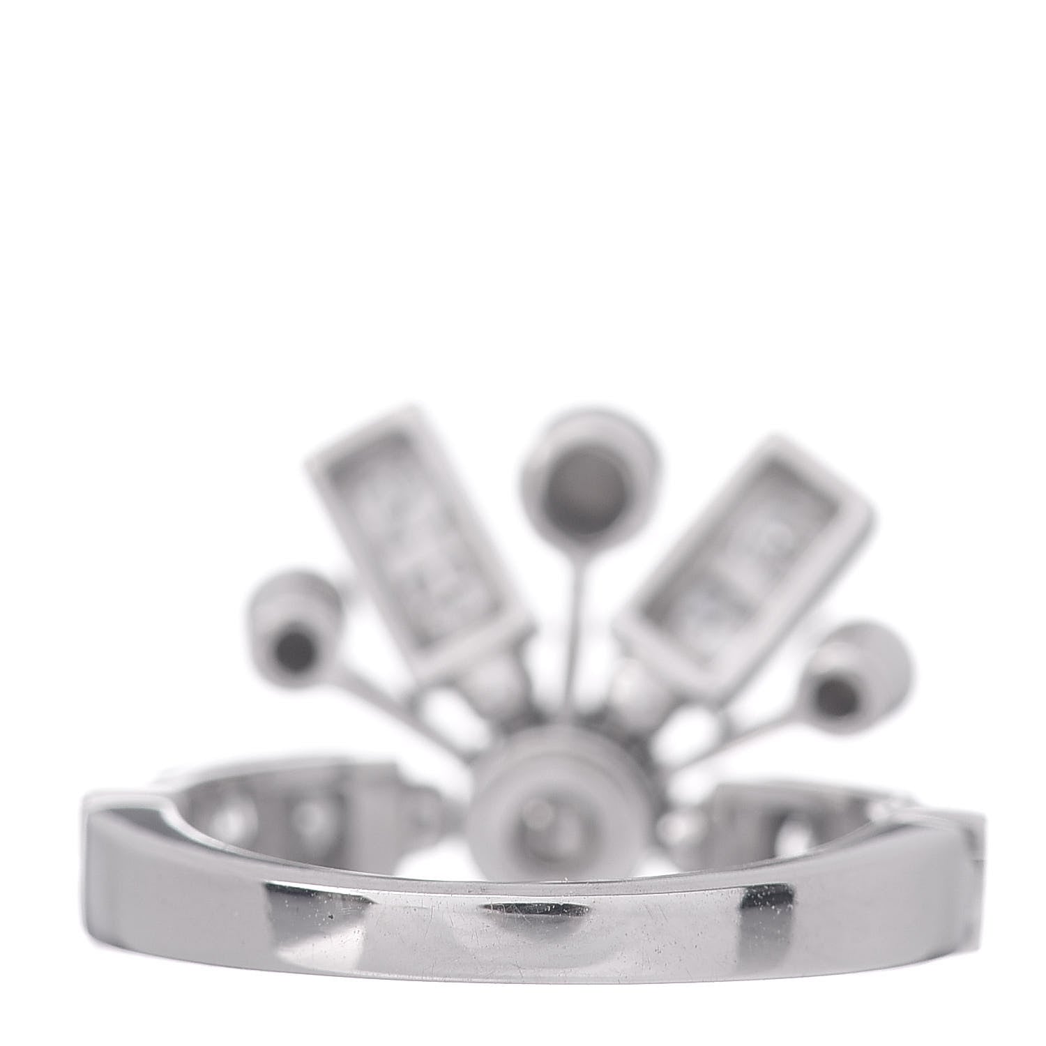 Bulgari 18K White Gold Diamond Astrale Fireworks Ring 50 5.25 3 of 5