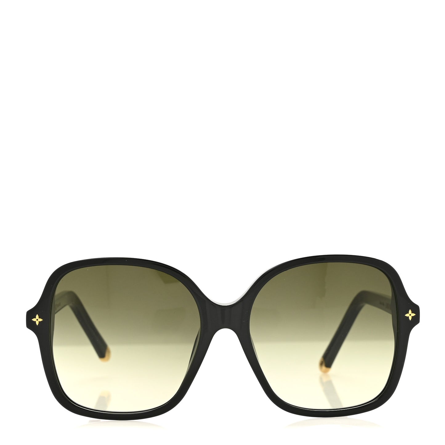 Acetate My Monogram Light Square Sunglasses Z1861E Black