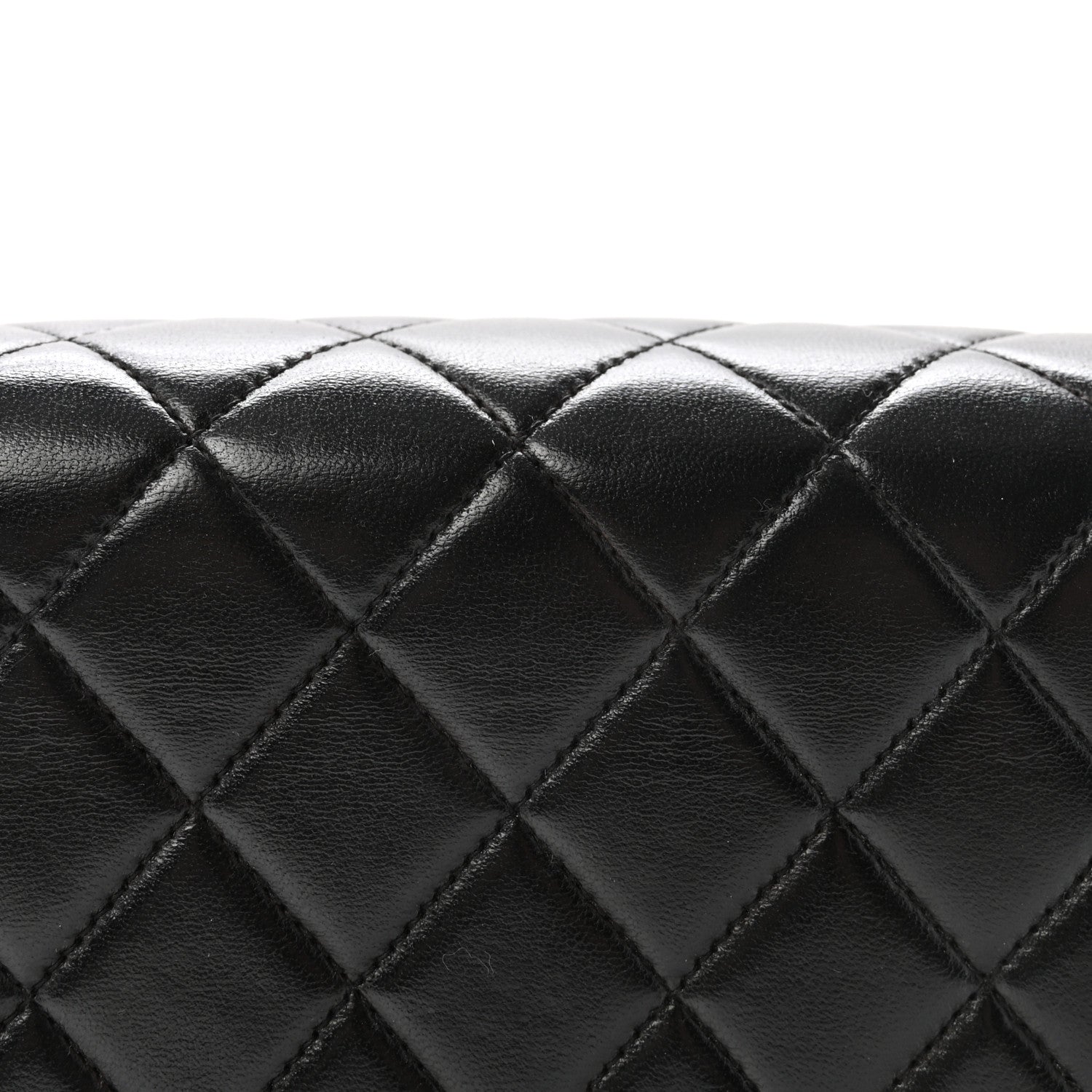 Chanel Lambskin Quilted Medium Rectangular Kelly Flap Bag Black 8 of 10
