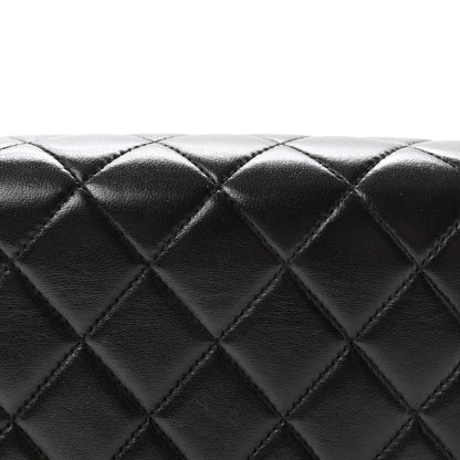 Chanel Lambskin Quilted Medium Rectangular Kelly Flap Bag Black 8 of 10