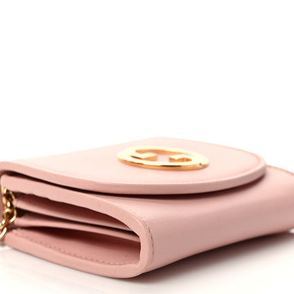 Gucci Roxy Calfskin Medium Blondie Chain Wallet Powder Pink 7 of 8