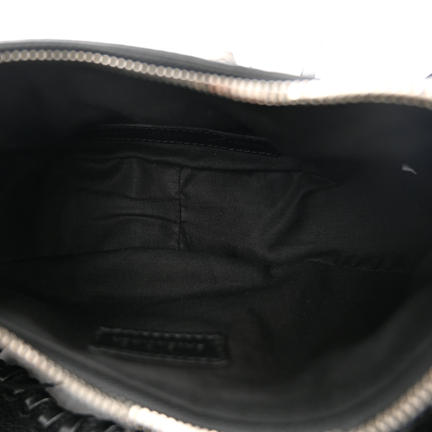 Balenciaga Agneau Arena Le Cagole Fringe Shoulder Bag XS Black 6 of 12