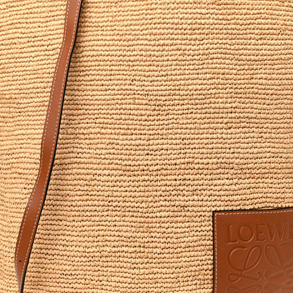 Loewe Raffia Paula's Ibiza Slit Tote Bag Natural Tan 8 of 10