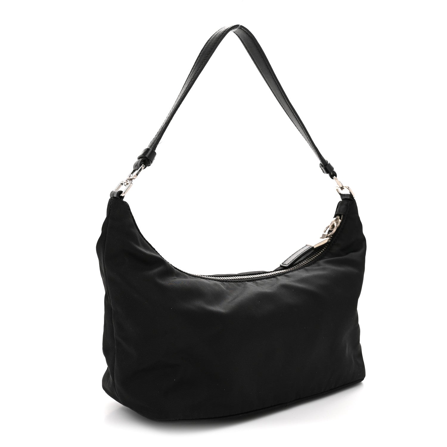 Prada Tessuto Sirio Pochette Black 3 of 13