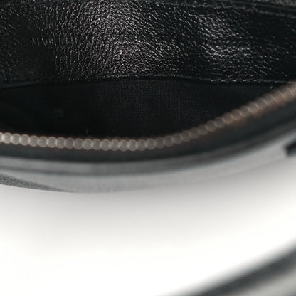 Balenciaga Grained Calfskin Logo S Ville Top Handle Bag Black White 7 of 10