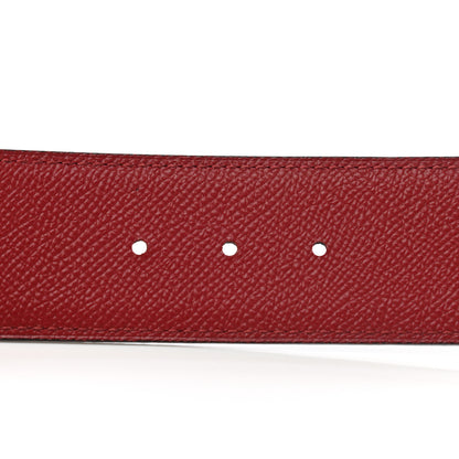 Hermes Epsom 42mm Constance 2 H Belt 100 Rouge Grenat Black 5 of 7