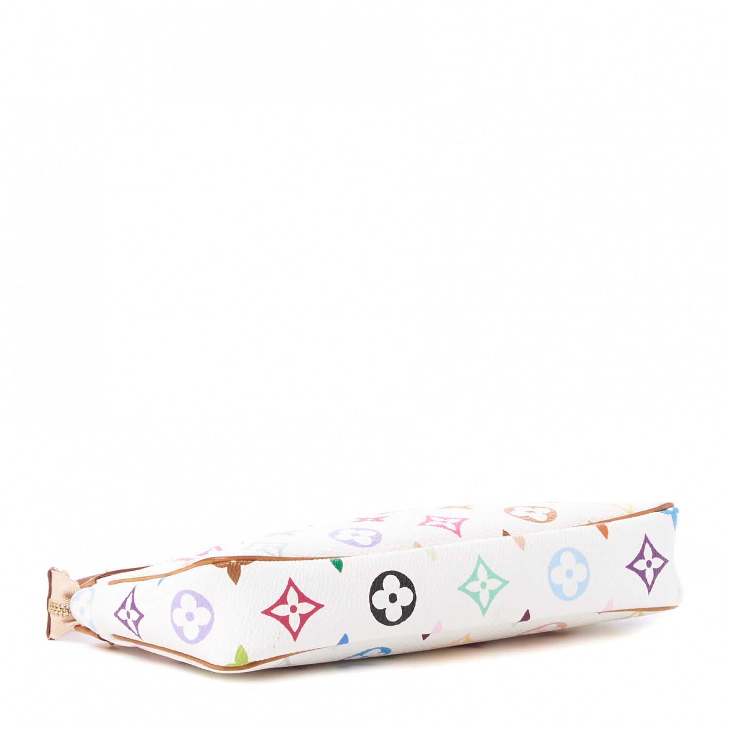 Louis Vuitton Monogram Multicolor Pochette Accessories White 3 of 7