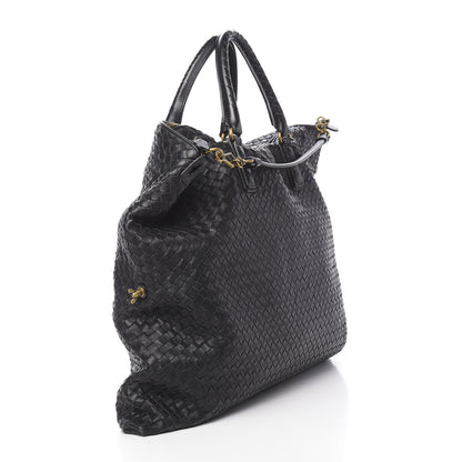 Bottega Veneta Nappa Intrecciato Medium Convertible Tote Black 6 of 13