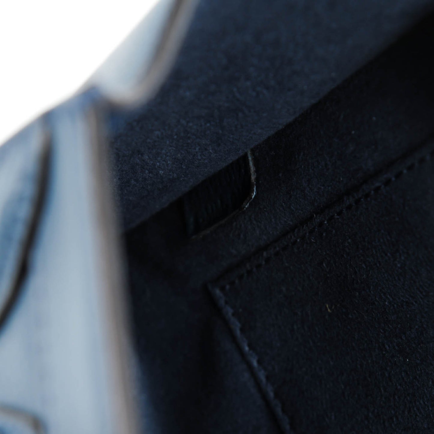 Drummed Calfskin Nano Luggage Orage