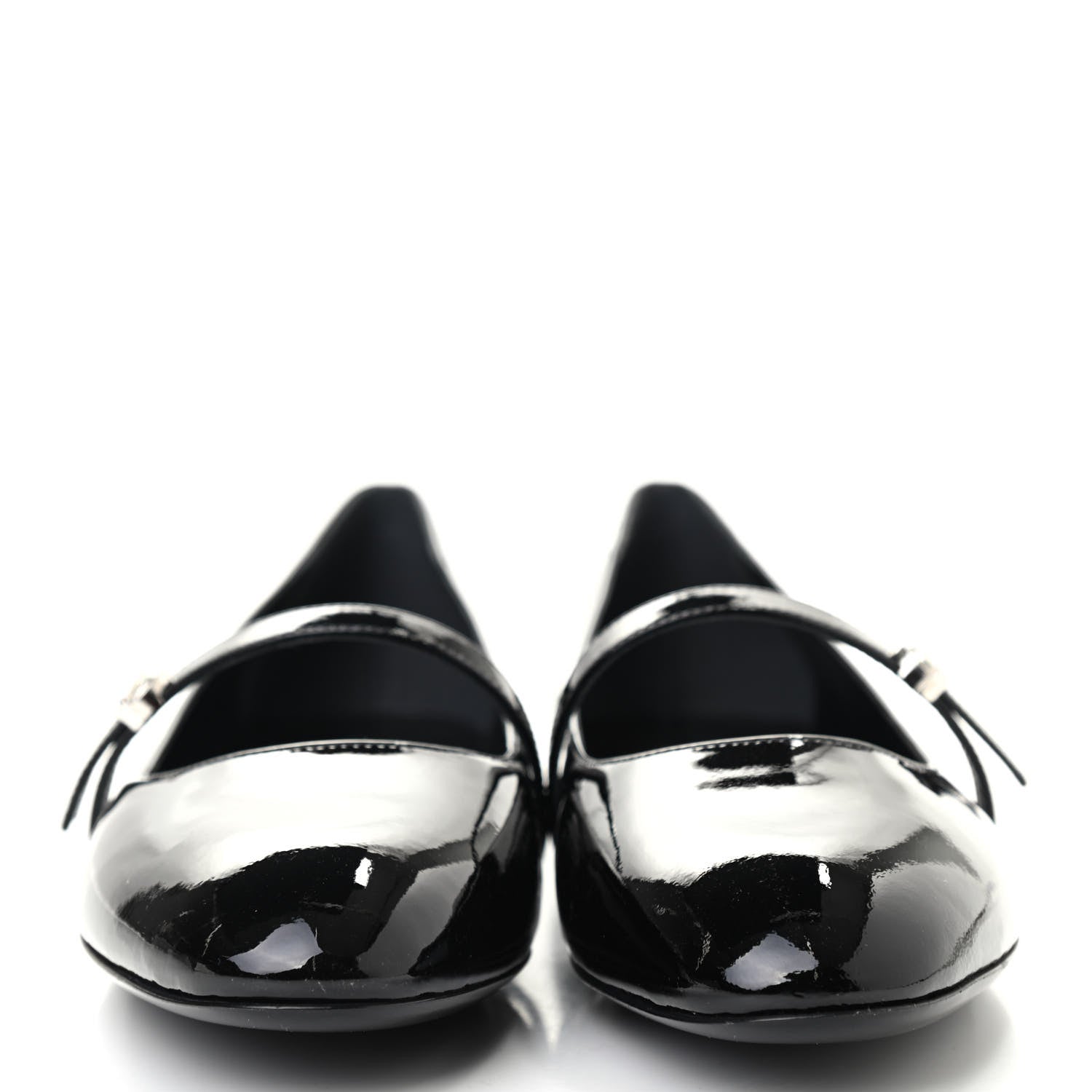 Louis Vuitton Patent Uniformes Ballet Flats 37.5 Black 2 of 8