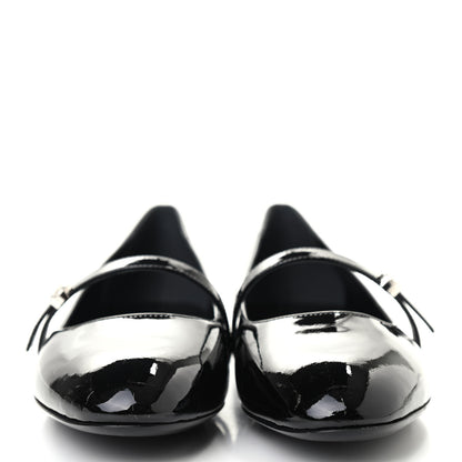 Louis Vuitton Patent Uniformes Ballet Flats 37.5 Black 2 of 8
