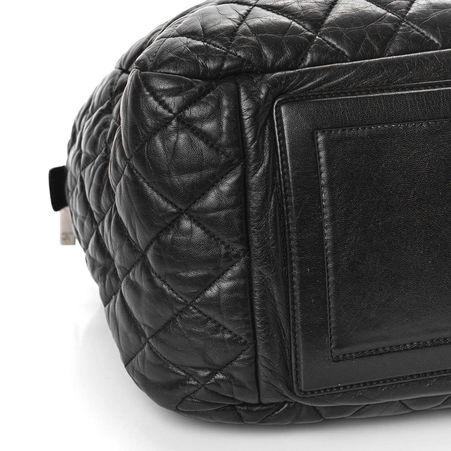 Chanel Lambskin Coco Cocoon Bowler Black 6 of 8