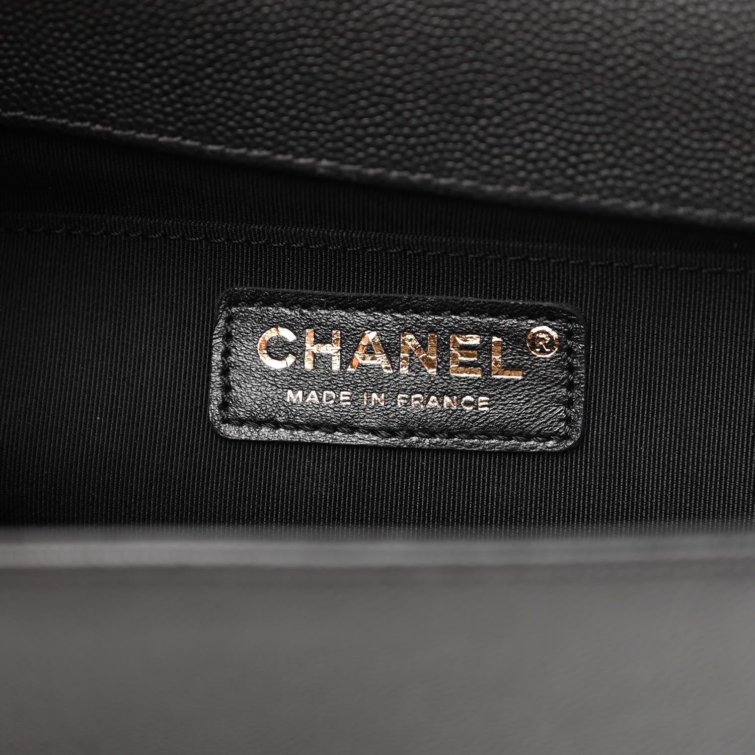 Chanel Caviar Quilted Medium Boy Flap Black 6 of 10