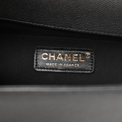 Chanel Caviar Quilted Medium Boy Flap Black 6 of 10