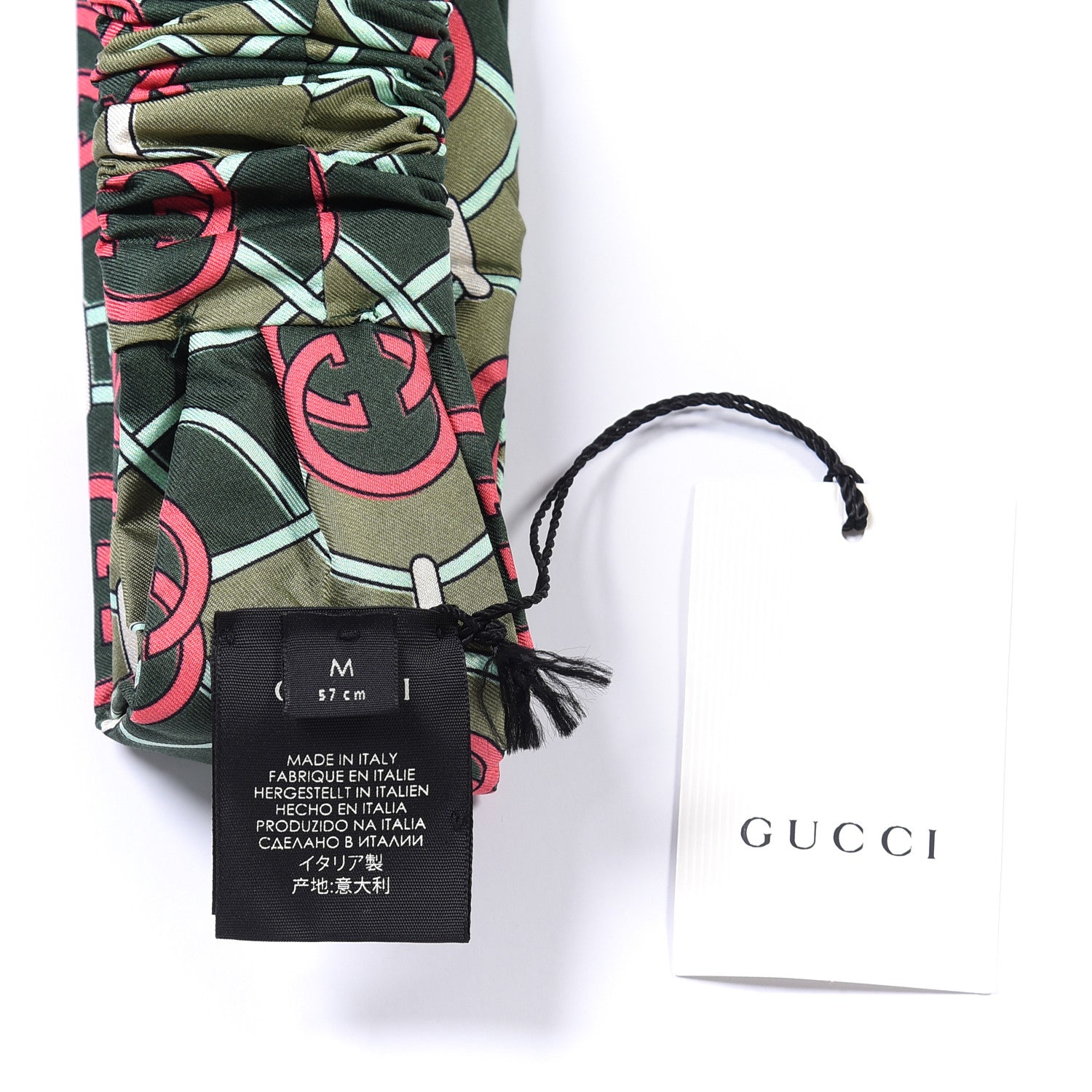 Gucci Silk Headband M Green 3 of 4