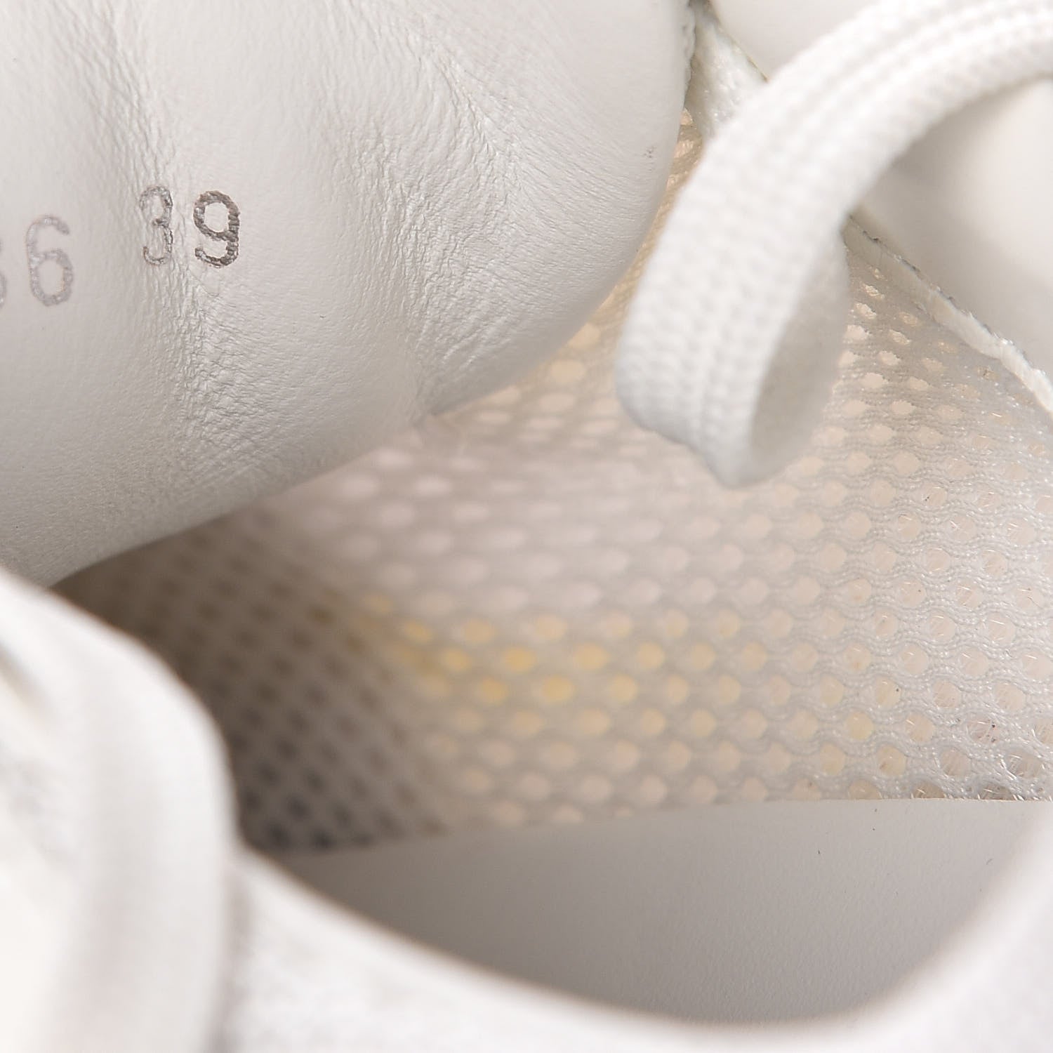 Louis Vuitton Calfskin Mesh Run Away Sneakers 39 White 9 of 10