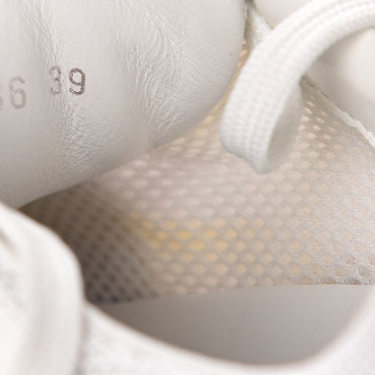 Louis Vuitton Calfskin Mesh Run Away Sneakers 39 White 9 of 10