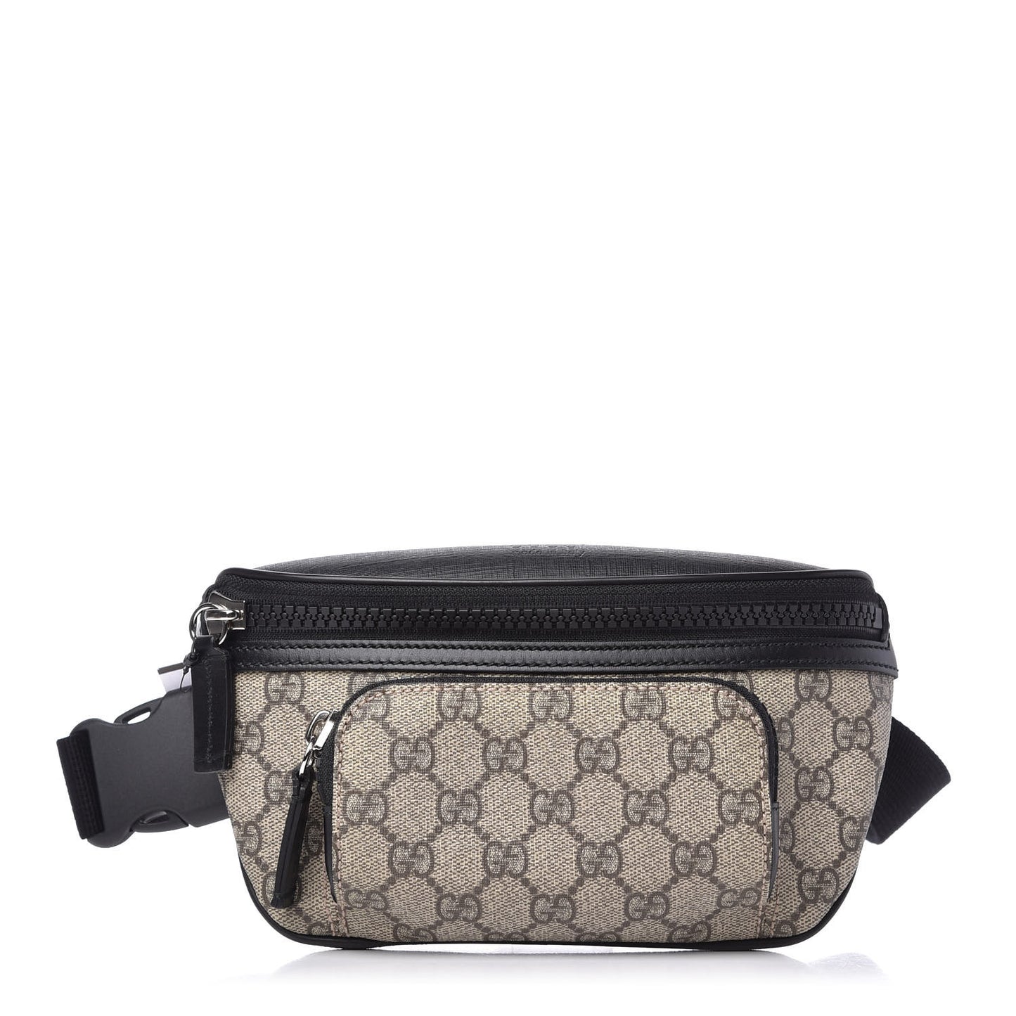 GG Supreme Monogram Belt Bag Black