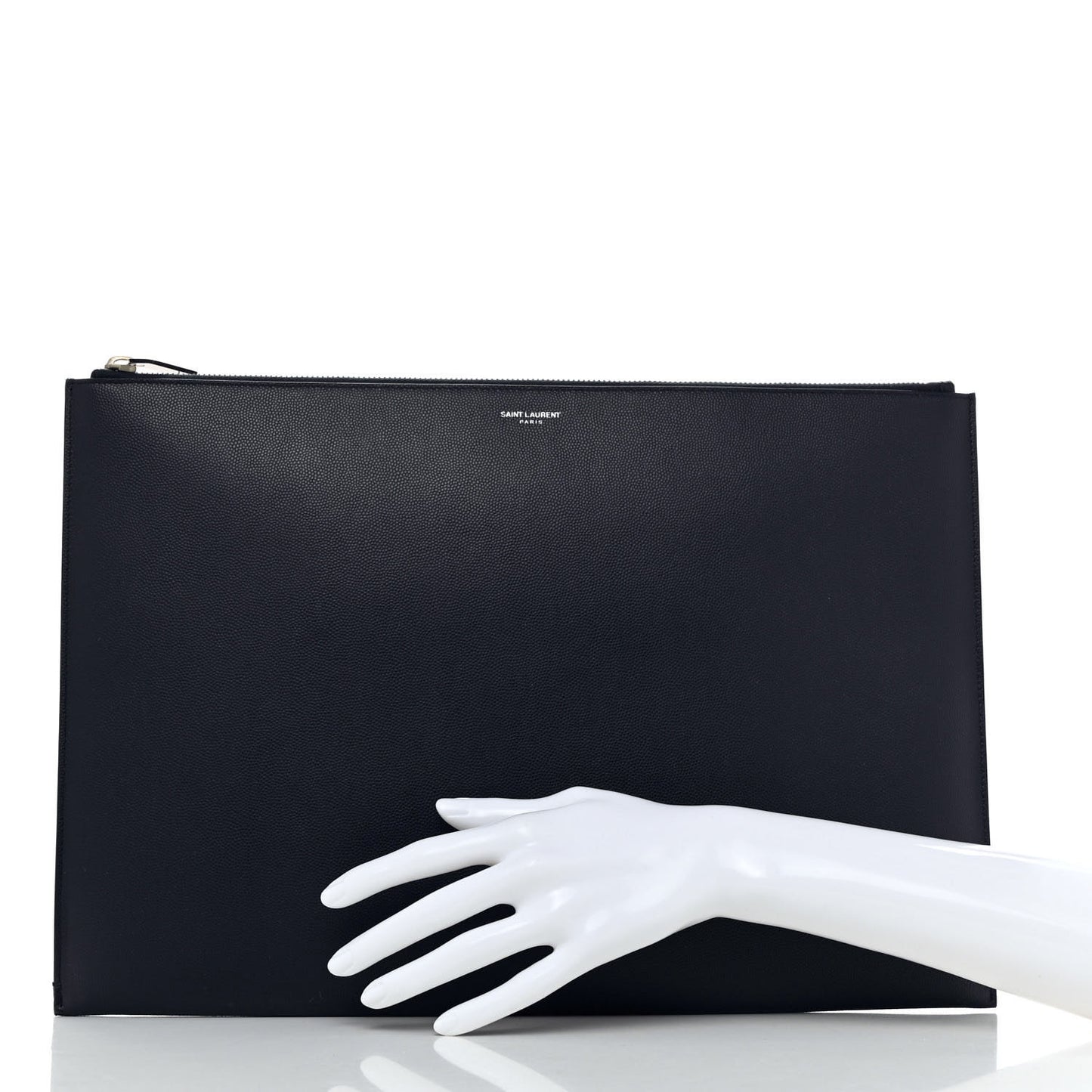 Grain De Poudre Zipped Document Holder Deep Marine