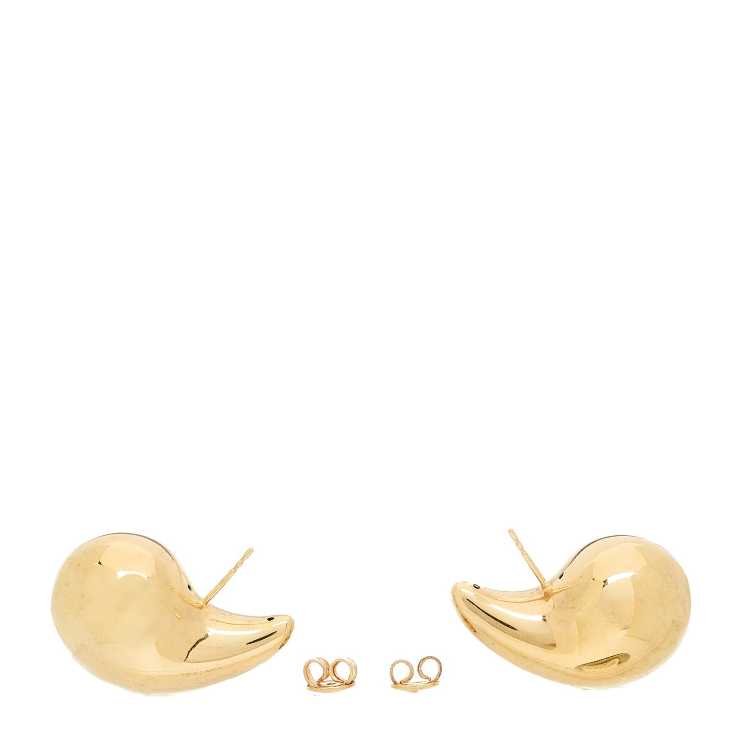 Sterling Silver Small Drop Earrings Gold