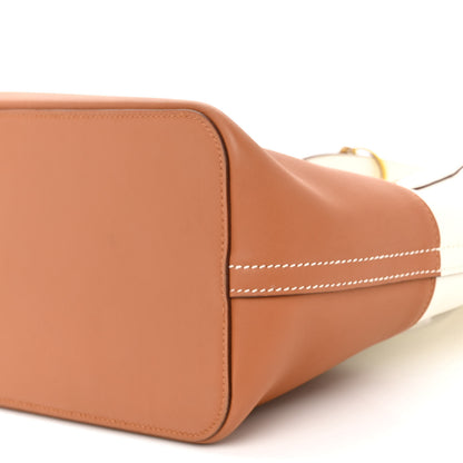 Hermes Evercolor Swift Transat Sailor Bag Gold White Jaune De Naples 9 of 9