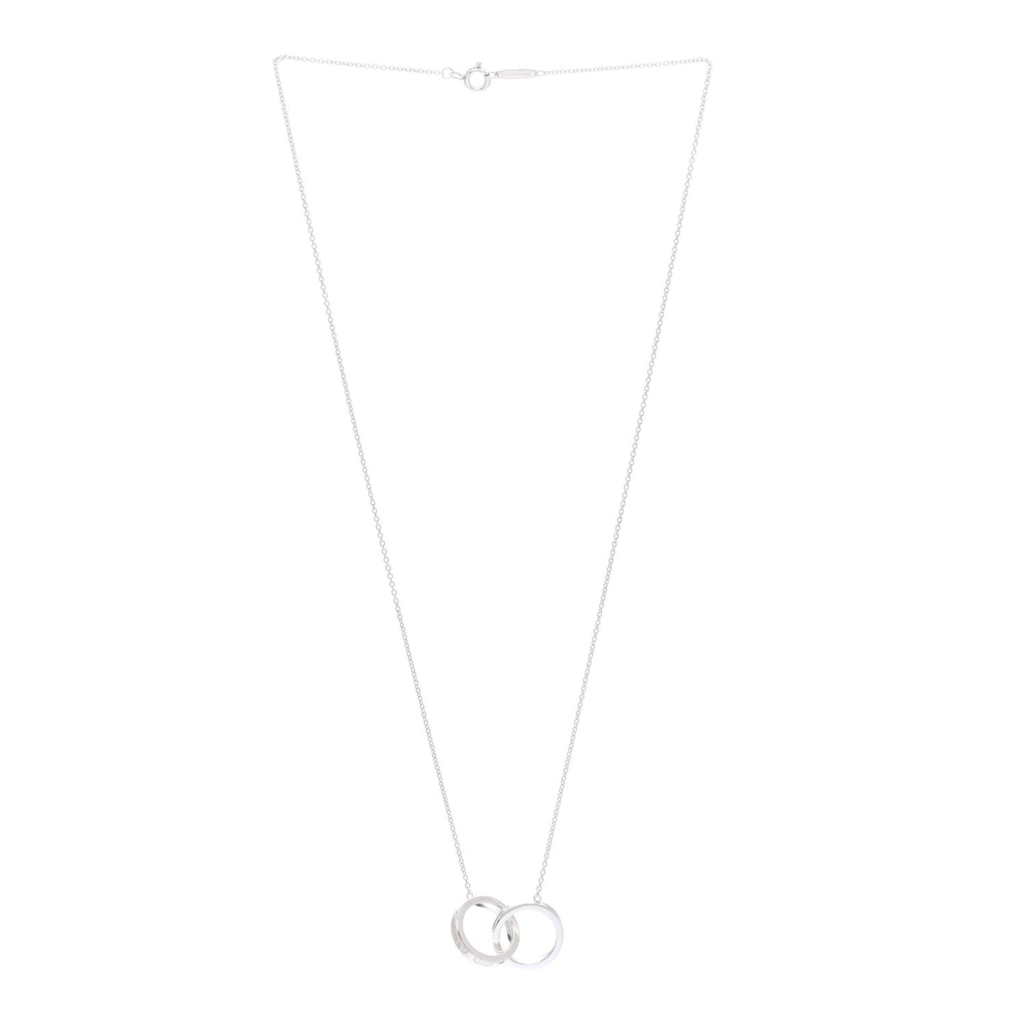Sterling Silver 1837 Interlocking Circles Pendant Necklace