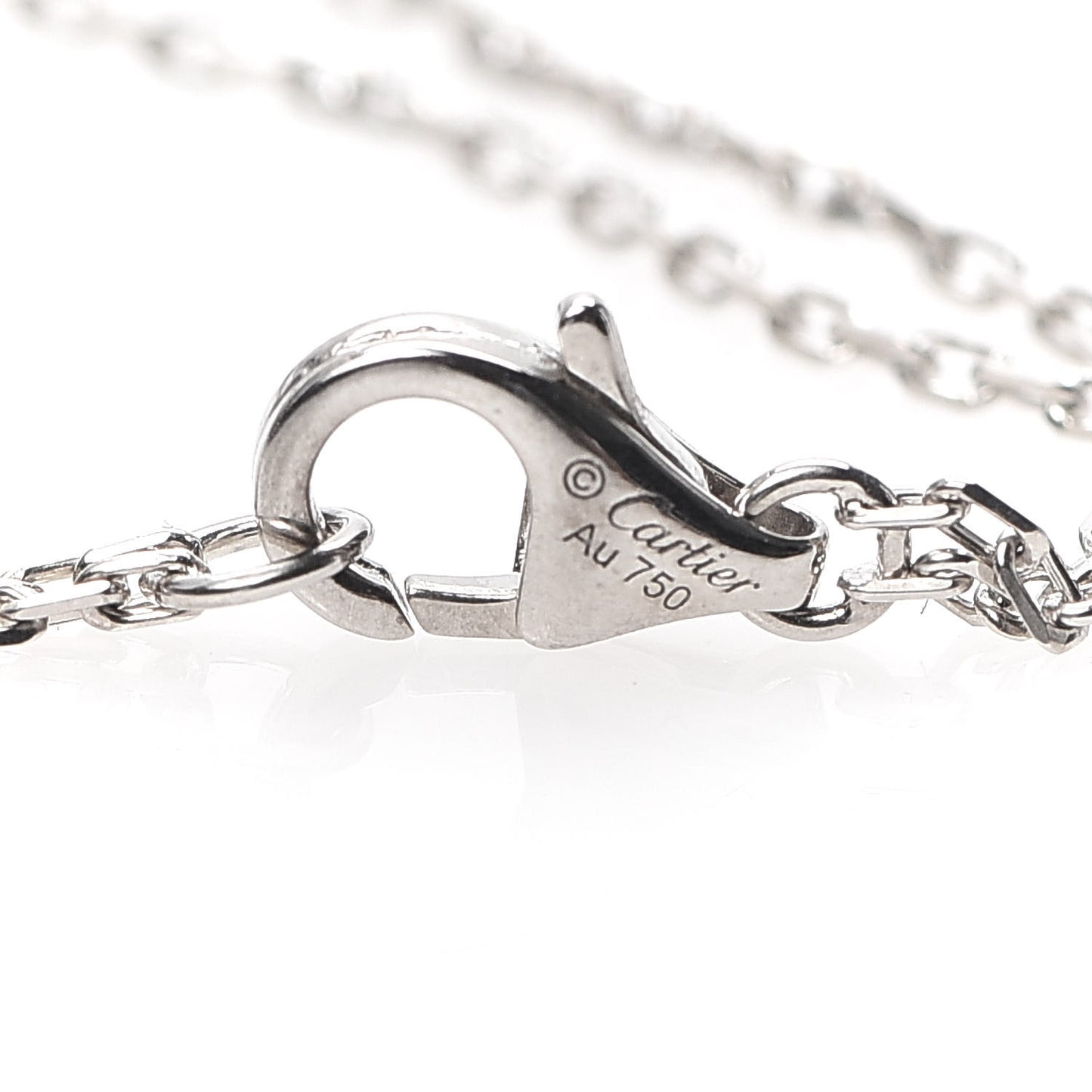 18K White Gold Diamond LOVE Bracelet