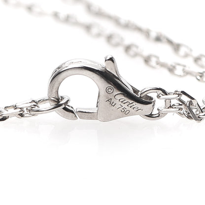 Cartier 18K White Gold Diamond LOVE Bracelet 5 of 6