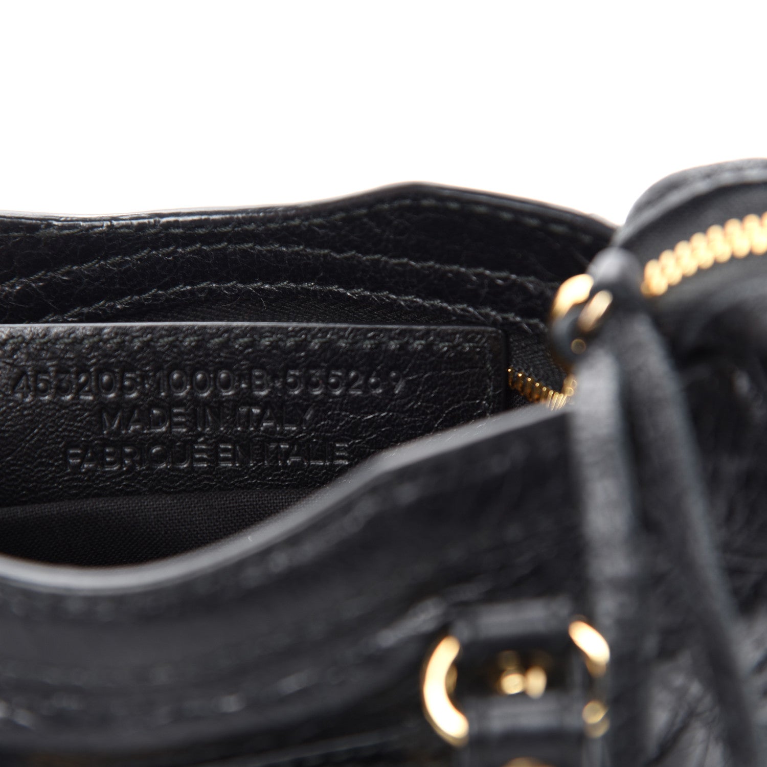 Balenciaga Agneau Classic Gold Hardware Nano City Black 10 of 11