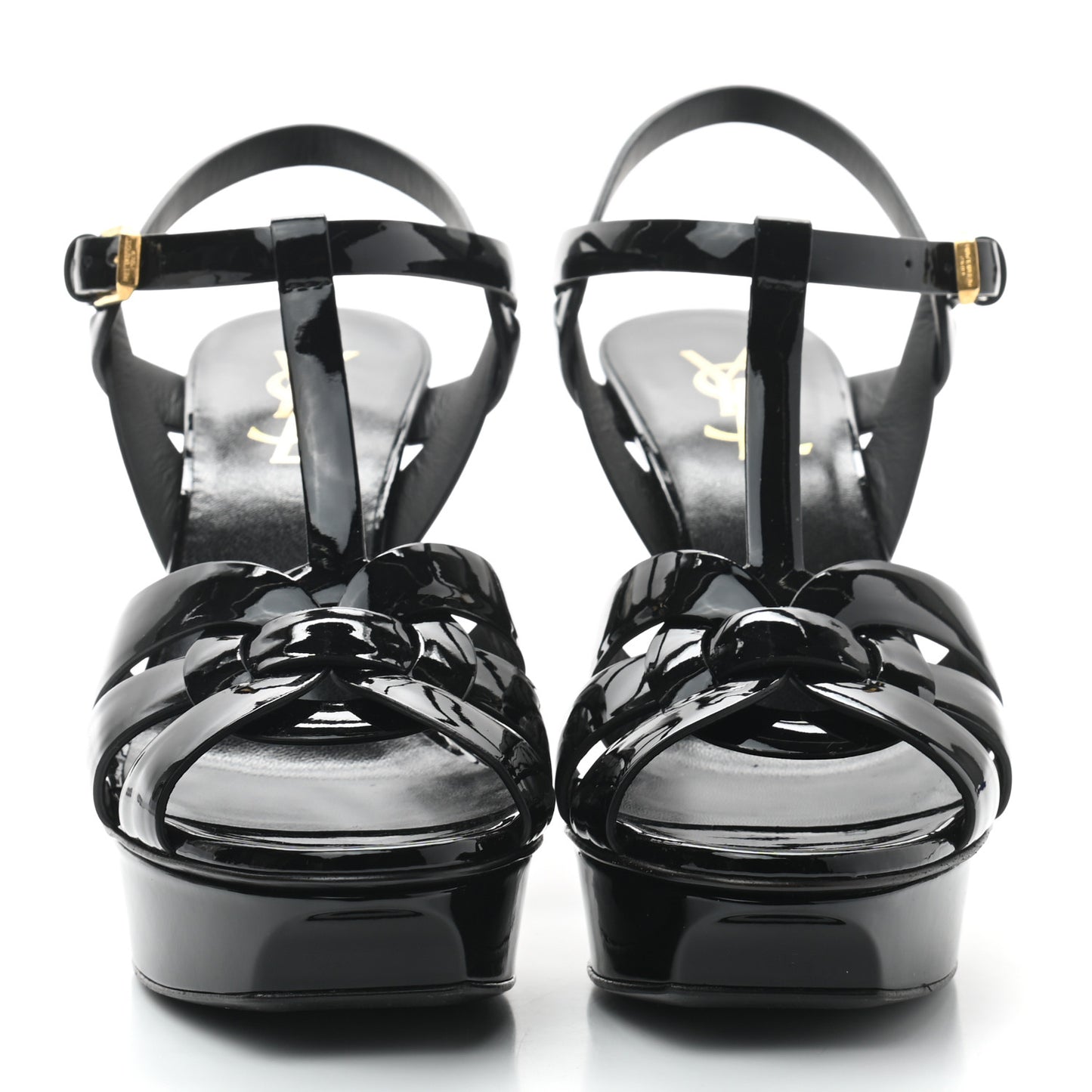 Patent Tribute 75 Platform Sandals 38.5 Black