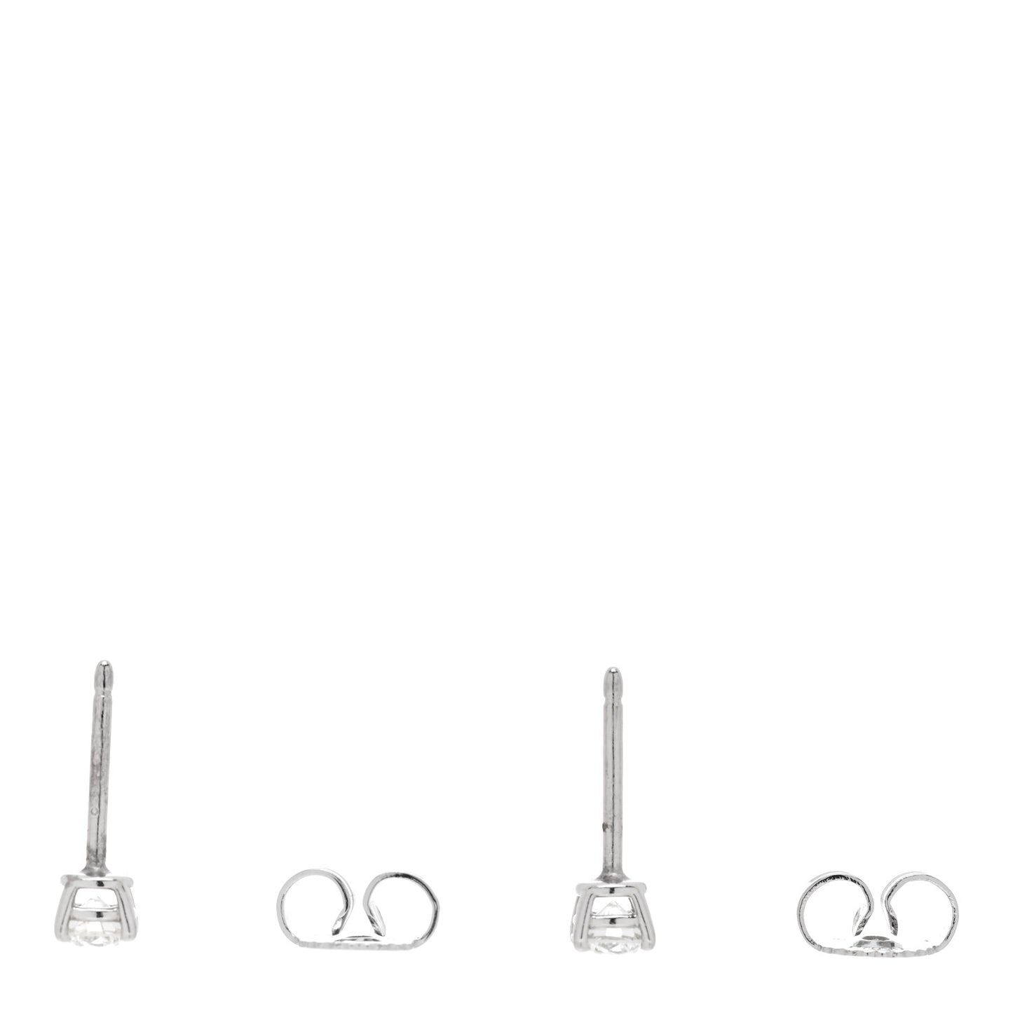 Platinum Diamond .33ctw Solitaire Earrings