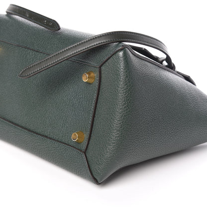 Celine Goatskin Smooth Calfskin Mini Belt Bag Dark Green 6 of 15