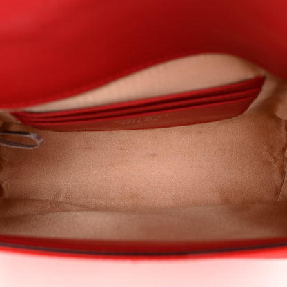 Jimmy Choo Satin Crystal Embellished Madeline Clutch Red 5 of 12