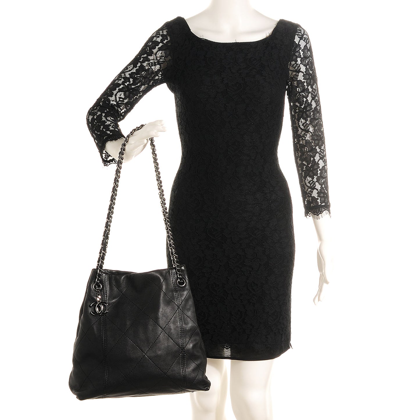 Lambskin Soft Touch Shoulder Bag Black