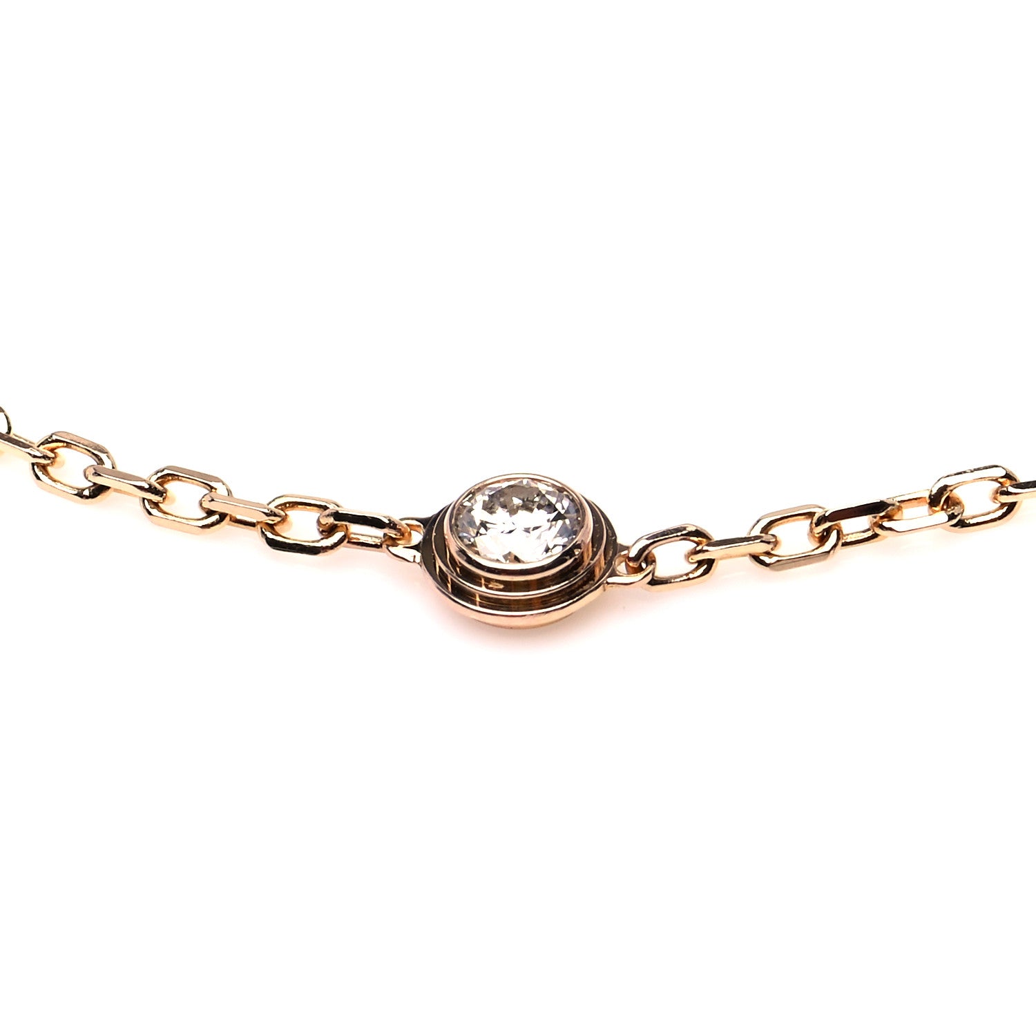 Cartier 18K Pink Gold Diamond SM D'Amour Bracelet 4 of 7