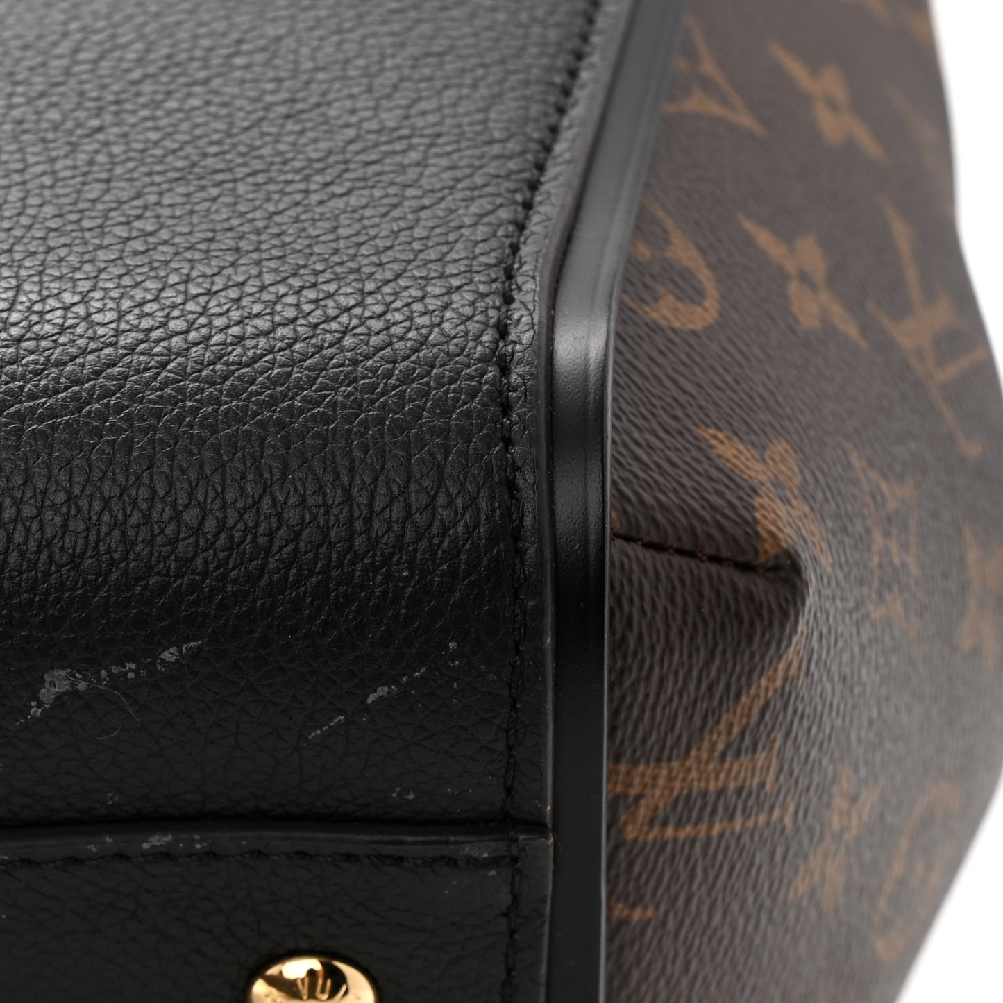 Calfskin Monogram Kimono Tote Black