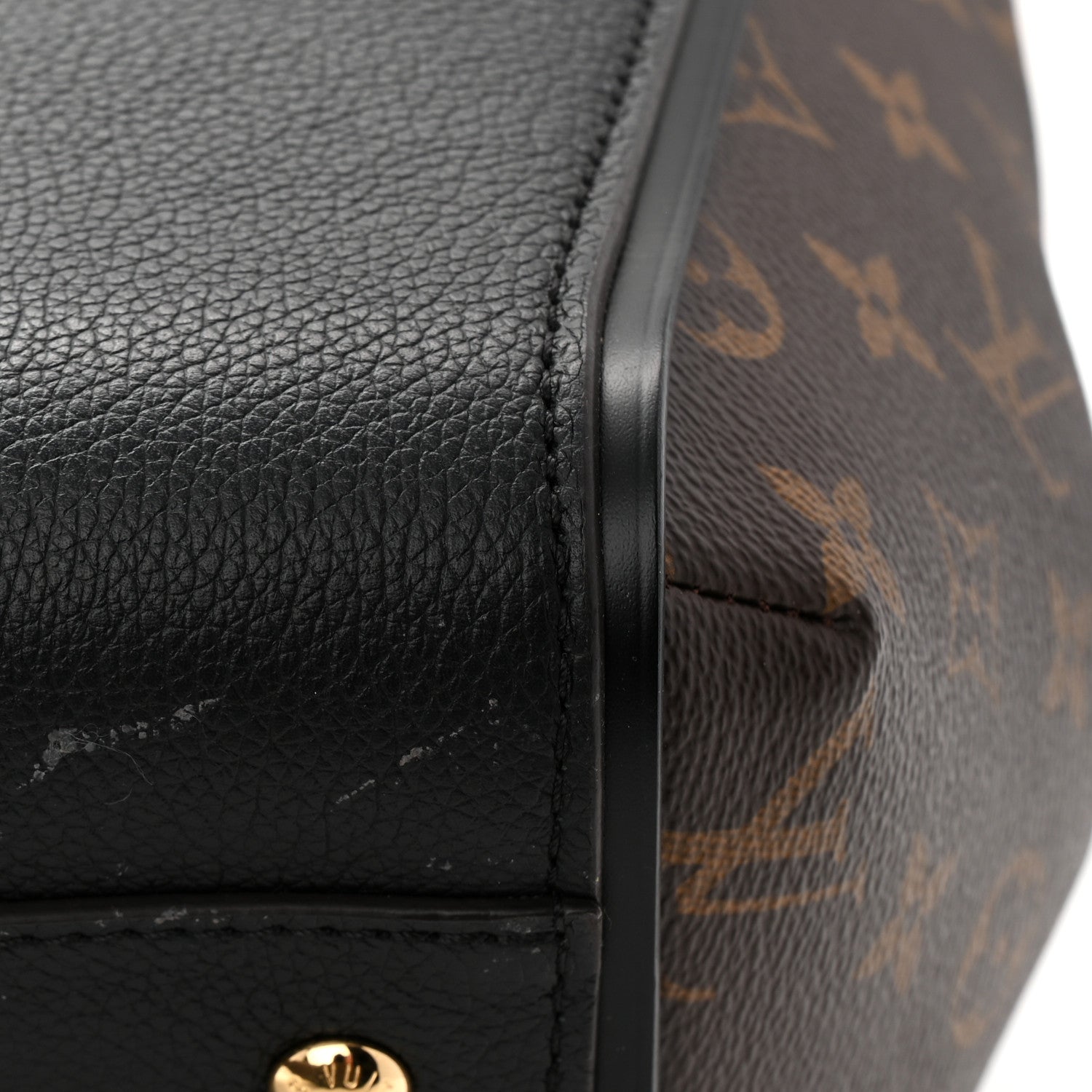 Louis Vuitton Calfskin Monogram Kimono Tote Black 11 of 11