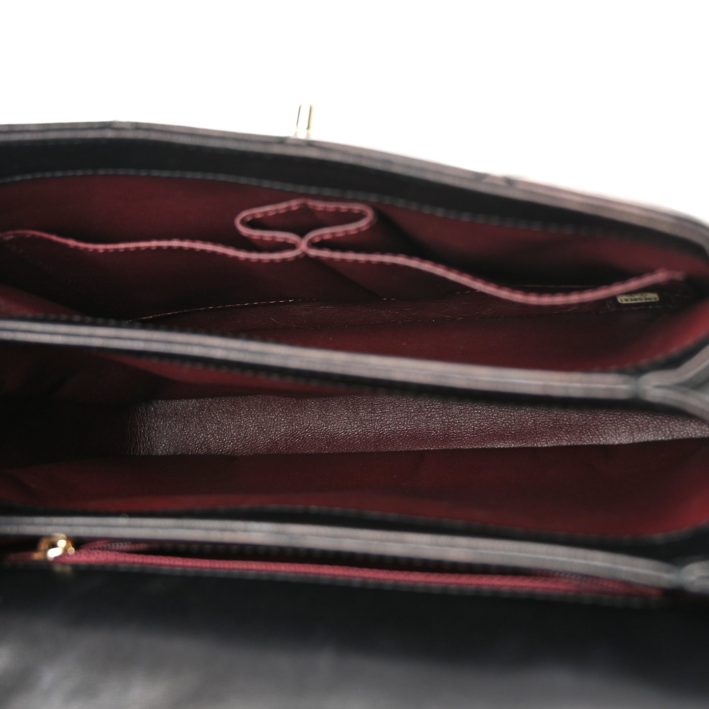 Lambskin Quilted Small Trendy CC Dual Handle Flap Bag Black