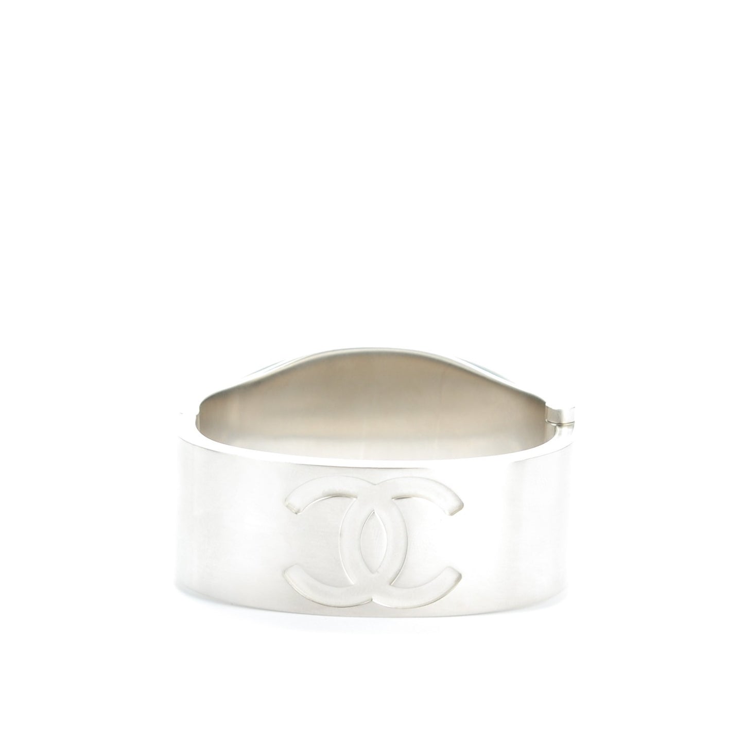 Metal CC Mirror Cuff Silver