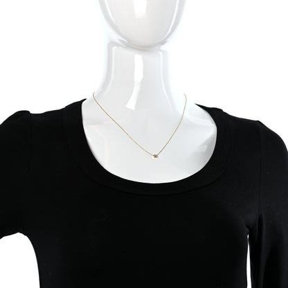 Roberto Coin 18K Yellow Gold Diamond .17ct Diamonds By The Inch Emerald Cut Necklace 4 of 4