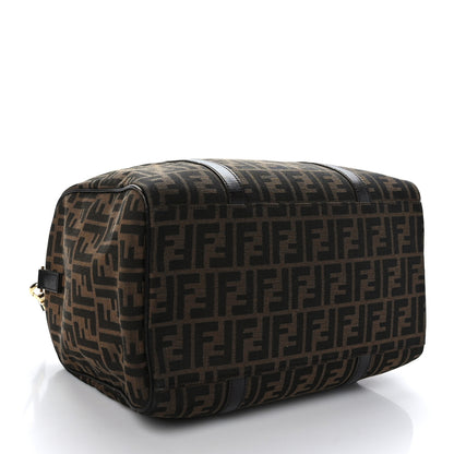 Fendi Zucca Medium Convertible Boston Satchel Tobacco Brown 4 of 11