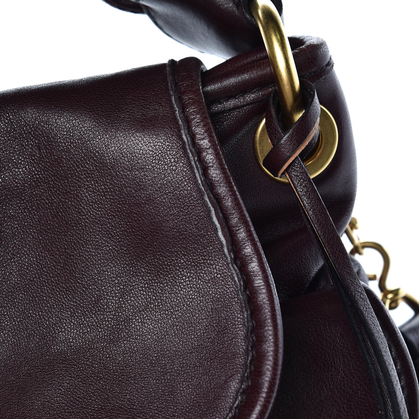 Nappa Matelasse Coffer Hobo Brown