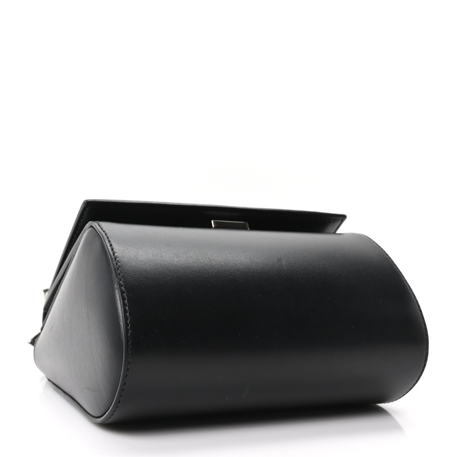 Givenchy Calfskin Mini Pandora Box Logo Strap Crossbody Bag Black 3 of 9