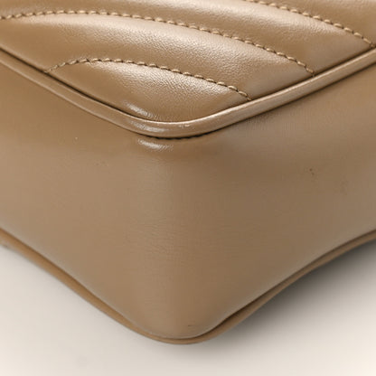 Saint Laurent Calfskin Matelasse Monogram Lou Camera Bag Dark Beige 8 of 8