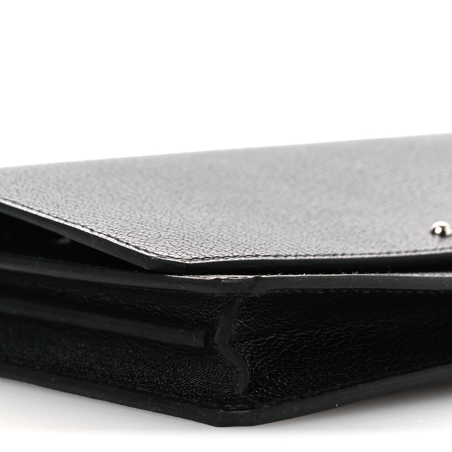 Chamkila Goatskin Medor To Go Wallet Black