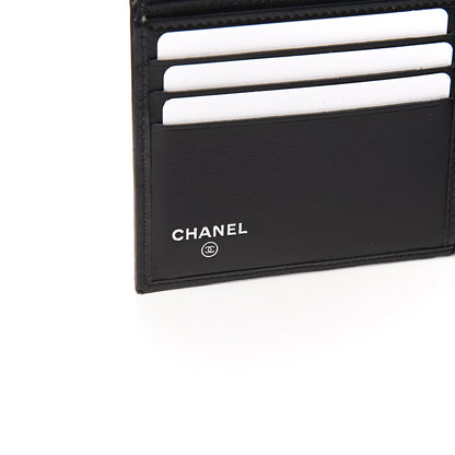 Chanel Calfskin Quilted Mens Small Pour Monsieur Wallet Black 5 of 8